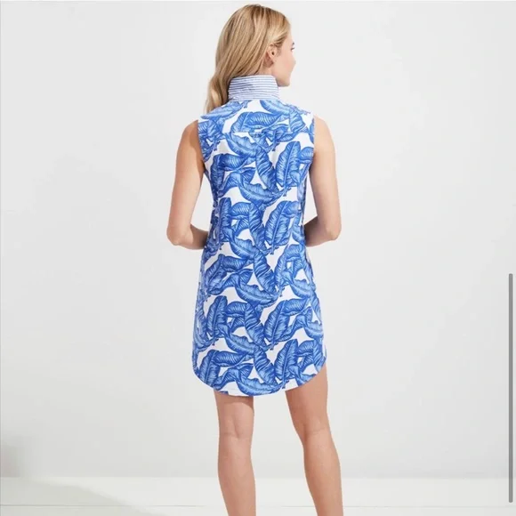 NWT Vineyard Vines Banana Leaf Margo Shirt Dress - Picture 4 of 10